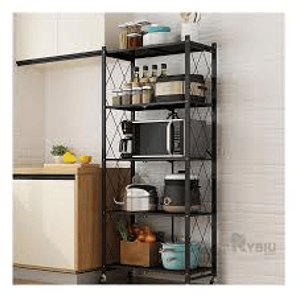 Rack organizador metálico plegable 1