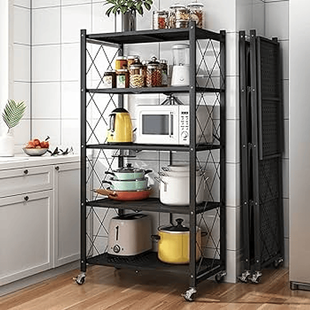 Rack organizador metálico plegable 2