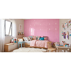 Pegatinas de pared -60x60  Sólido Rosa Pack 10 unidades  1