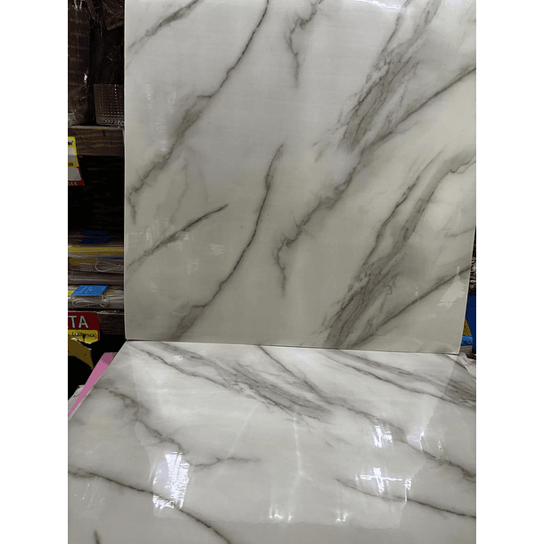 Pegatinas de pared - Mármol Blanco  60X60 Pack 10 unidades 3