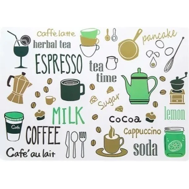 Papel Mural Pvc Estampado Coffee  2