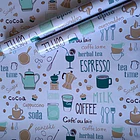 Papel Mural Pvc Estampado Coffee  4