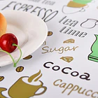 Papel Mural Pvc Estampado Coffee  5