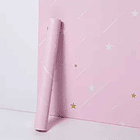 Papel decomural estrellas Rosa  3