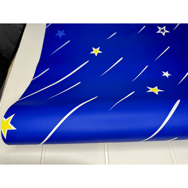 Papel decomural estrellas azul 2
