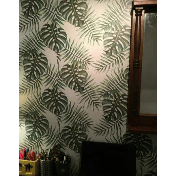 Papel Mural Autoadhesivo Palmas verdes 2
