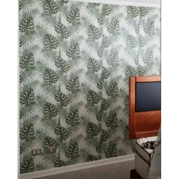 Papel Mural Autoadhesivo Palmas verdes 3