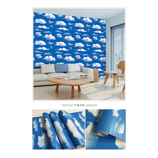 Papel Mural Autoadhesivo Cielo Y Nubes  3