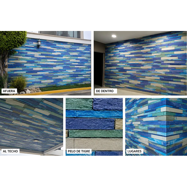 Lamina 3d Ladrillo Autoadhesiva Varios Colores Pack De 10 2