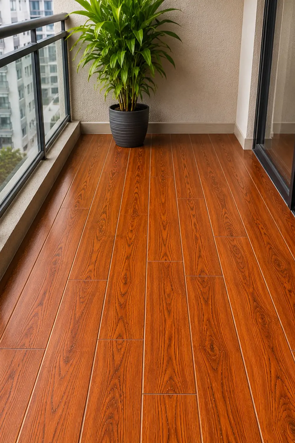 Piso Vinílico Premium Caoba 3014