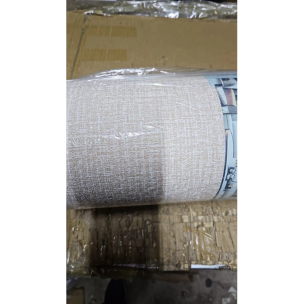 Papel autoadhesivo con textura de Lino color Beige 50 cm x 10 m 4