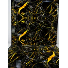 Pegatinas de pared - Mármol negro con vetas doradas  60x60  pack 10 unidades 3