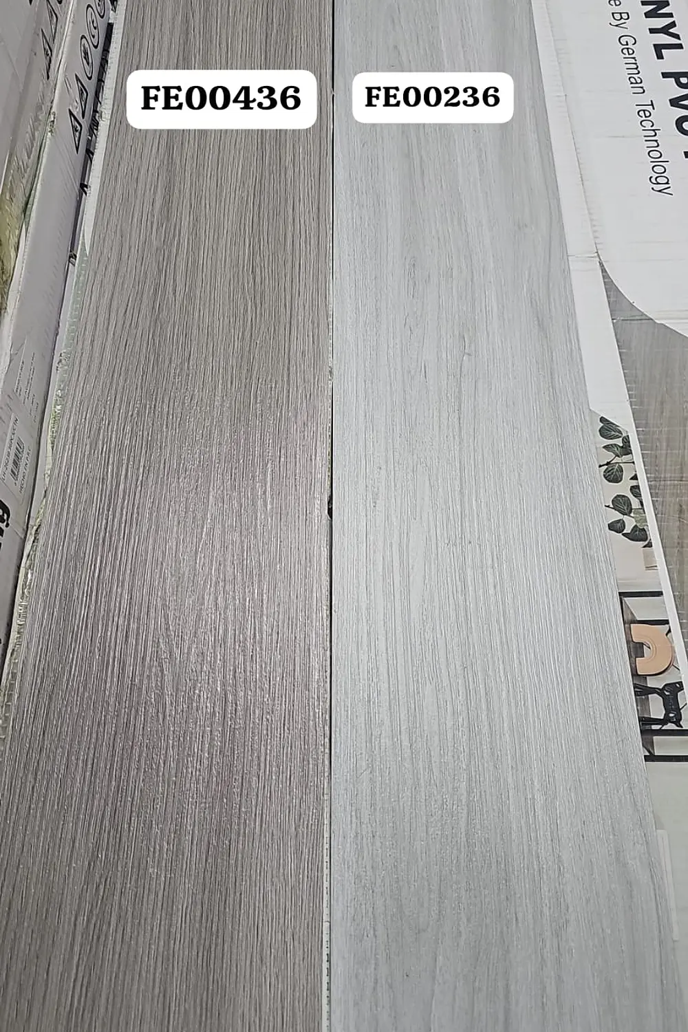 Piso Vinílico Premium Gris Cálido FE0436