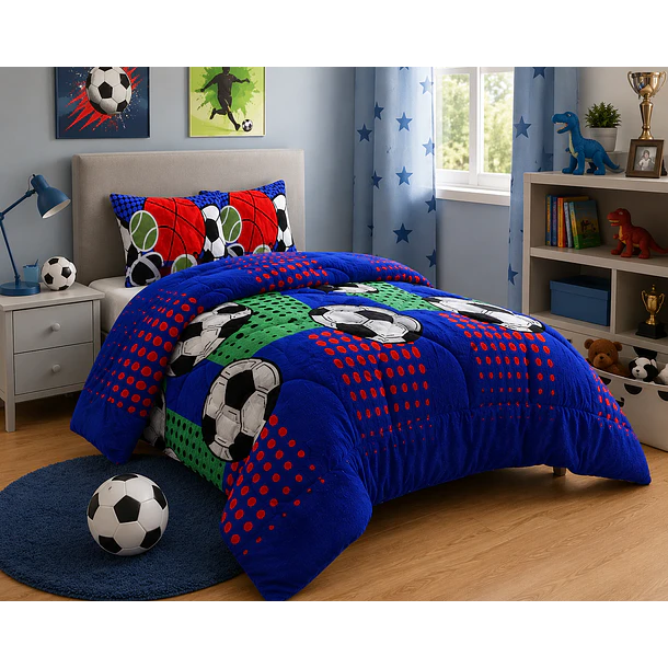Cobertor 1.5 Plaza con Chiporro – Suave, Abrigador - Listo Invierno 1