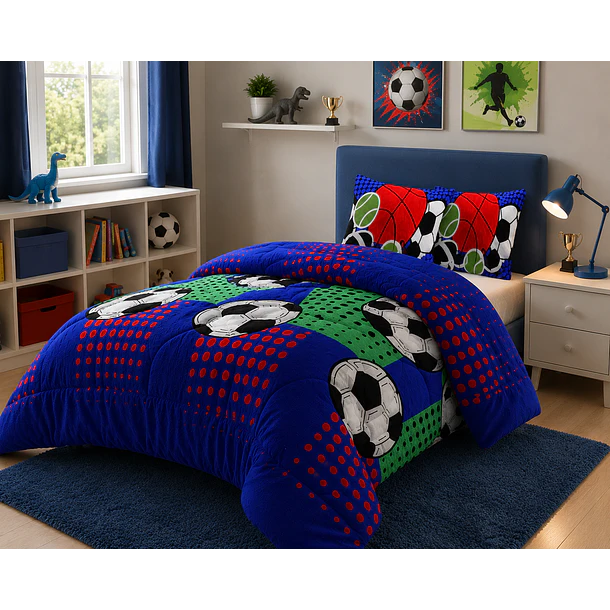 Cobertor 1.5 Plaza con Chiporro – Suave, Abrigador - Listo Invierno 2