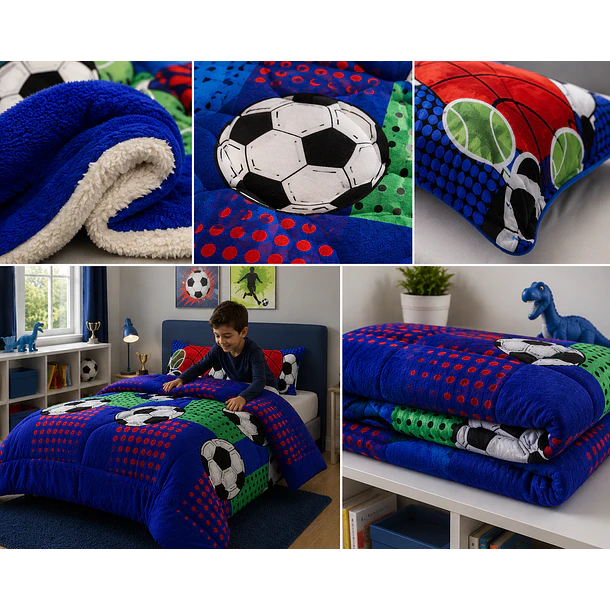 Cobertor 1.5 Plaza con Chiporro – Suave, Abrigador - Listo Invierno 5
