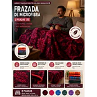 Frazada 2 Plazas de Microfibra Poliéster | Ultra Suave, Liviana y Abrigadora 2