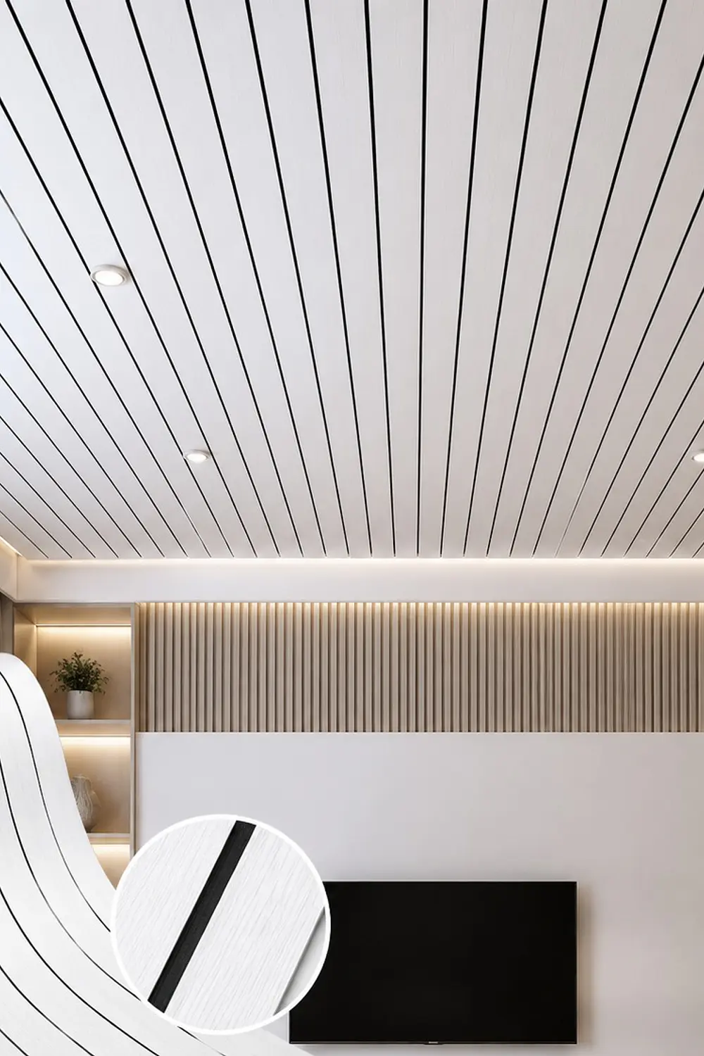 Papel Decomural Autoadhesivo Wall Panel Blanco 