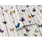 Papel Decomural Adhesivo Mariposas Lisa  1
