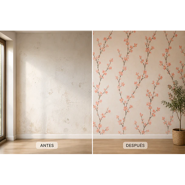 Papel Mural Autoadhesivo Flor De Cerezo 45cm x 10m 5