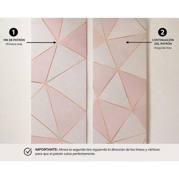 Papel Mural Autoadhesivo Rosa  Pack 5 Rollos 10x60cm 8