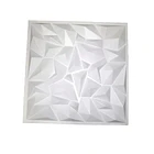Panel Lamina 4d Pared Pvc Diamante Blanco  Pack 4 unidades 2