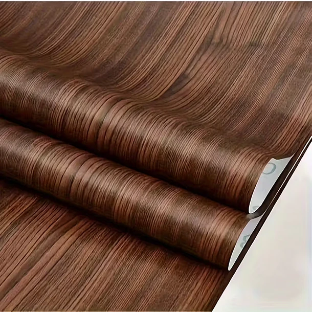Papel Mural Autoadhesivo Rollo 10mt X60cm Texturizado Madera 1