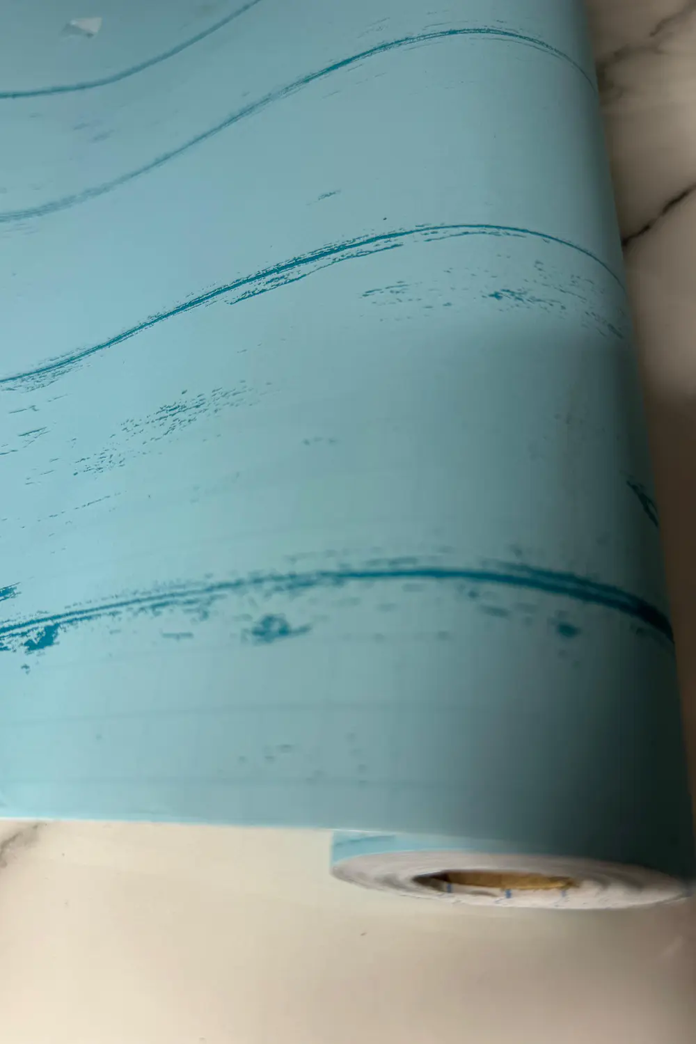 Papel Decomural madera Celeste  