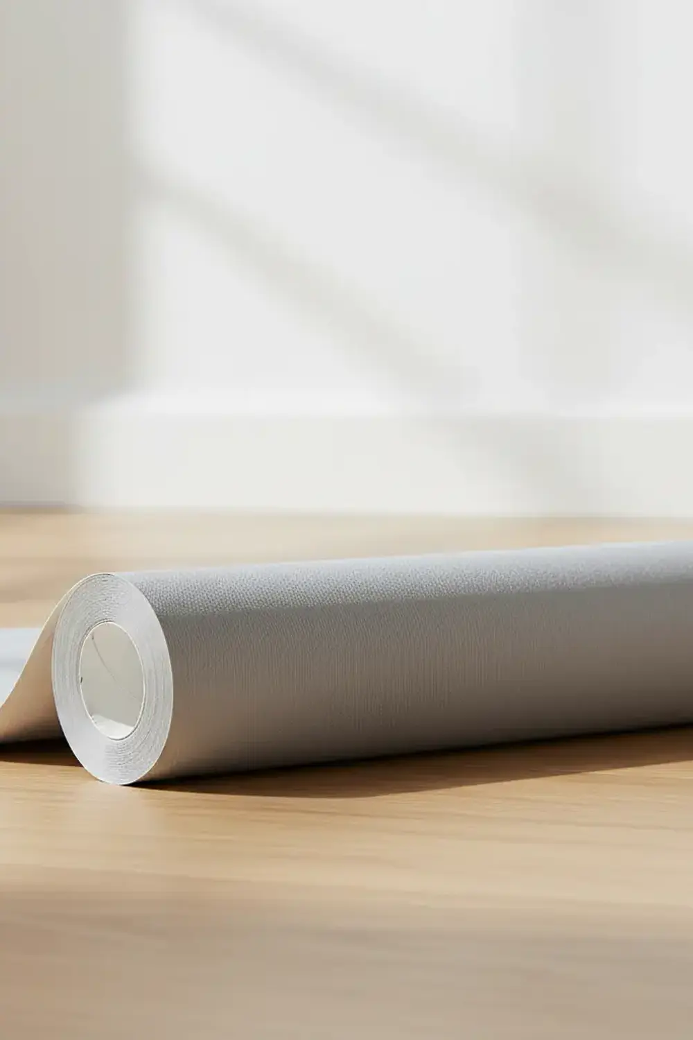 Papel Decomural Texturizado Unicolor Blanco 