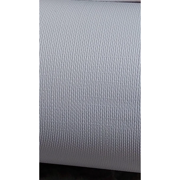 Papel Decomural Texturizado Unicolor Blanco  3