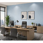 Papel autoadhesivo con textura de Lino color celeste 50 cm x 10 m 1
