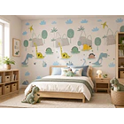 Papel Decomural  Niños dinosaurios Texturizado Premium 1