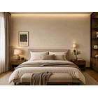 Papel Decomural Texturizado  madera  Beige  1