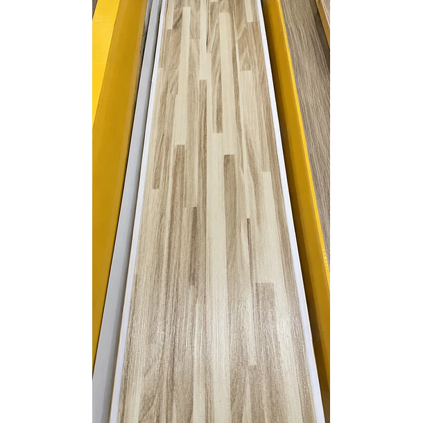 Piso Vinílico Premium Tono Greige Tabloncillo FE6437 1