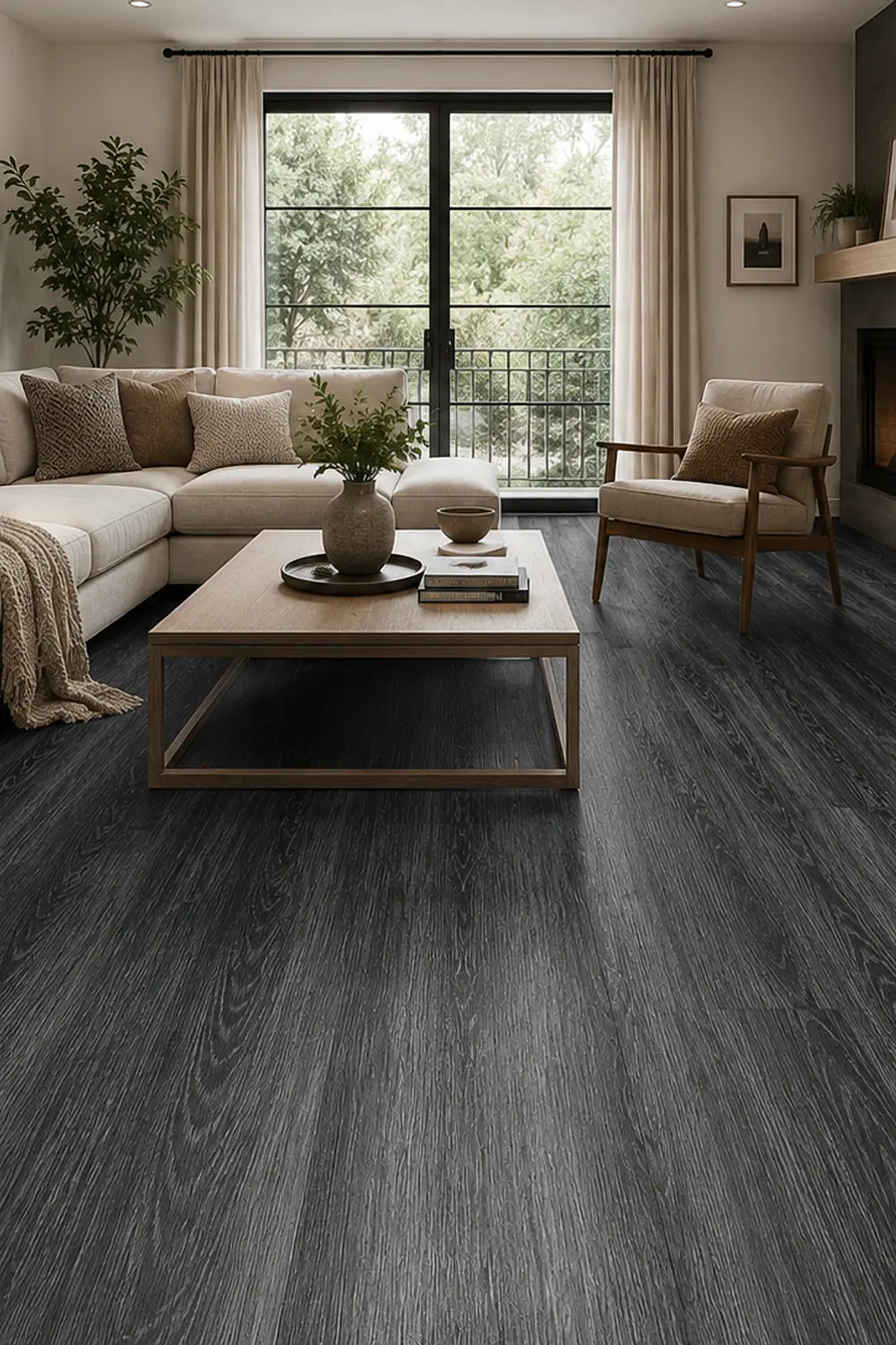 Piso Vinilico gris FE6444