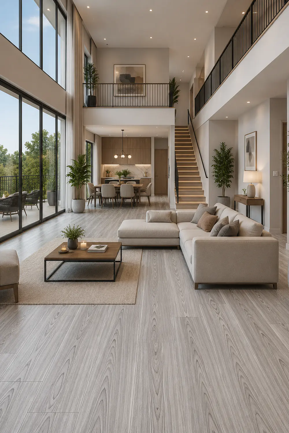 Piso Vinílico Premium Gris FD811
