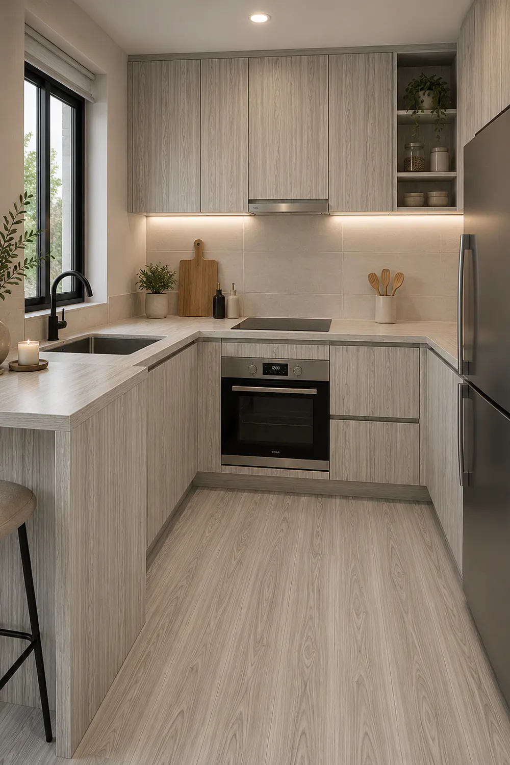 Piso Vinílico Premium Roble Nevado FE3019