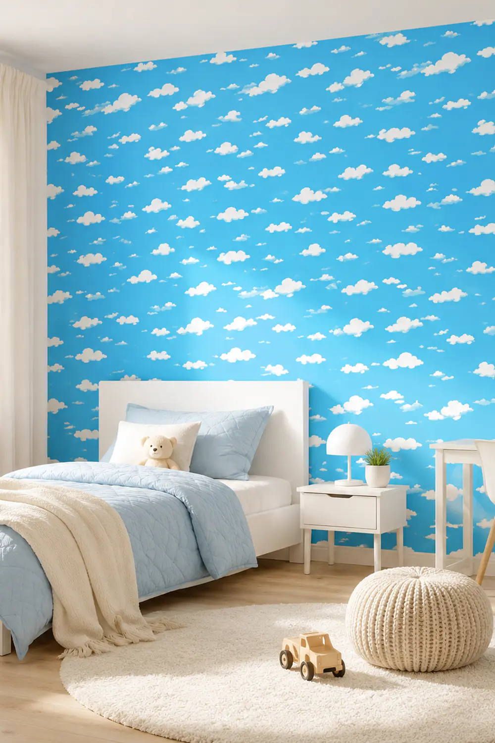 Papel Decomural Nubes
