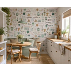 Papel Mural Pvc Estampado Coffee Pack 5 Rollos 1