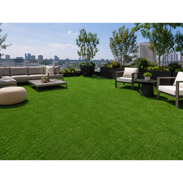 Pasto Sintético  Artificial 10mm Rollo 1m X 25m 5