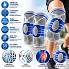 Pack X2 Rodilleras Deportivas Ortopédicas con Gel y Soporte Lateral  4