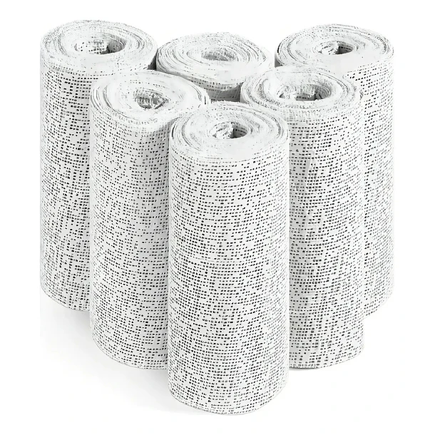 Pack X6 Vendas Yeso 7.5cm X 2.7m Inmovilización Fracturas  2