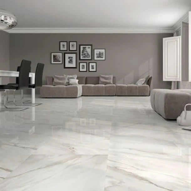 Piso Vinílico autoadhesivo con diseño de mármol 2.5 mtrs2 tipo baldosa 60x60 2