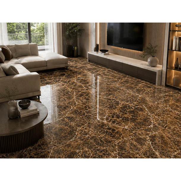 Piso Vinílico Autoadhesivo mármol café 2.5MTRS2  60x60 1