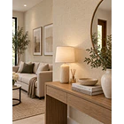 Papel autoadhesivo con textura de Lino color Beige 50 cm x 2.8 m 3