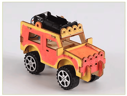 Jeep Armable STEM para Niños – Kit de Construcción 29 Piezas