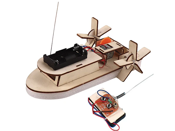 Barco Eléctrico Armable STEM para Niños – Kit de Construcción 2