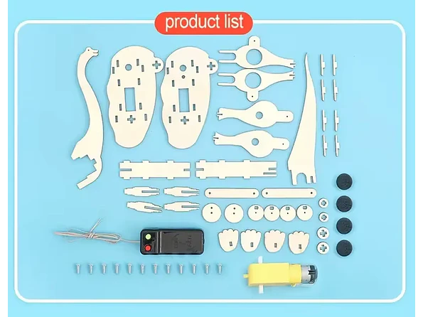 Dinosaurio armable Eléctrico STEM - Kit de construcción 3