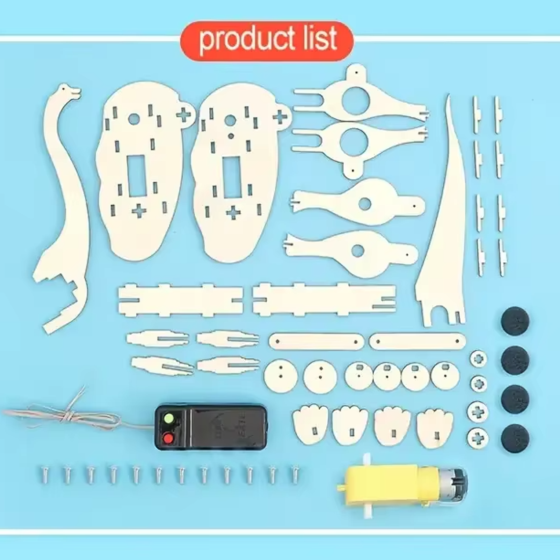Dinosaurio armable Eléctrico STEM - Kit de construcción 3
