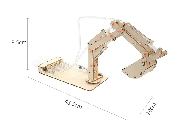 Excavadora Hidráulica Armable STEM -  Kit de Construcción 4